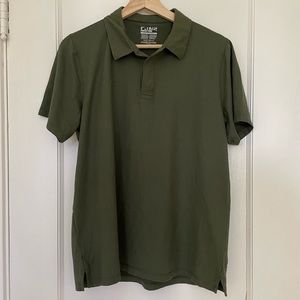 C-IN2 Perfect Pima Polo Shirt NWOT - Olive Green M
